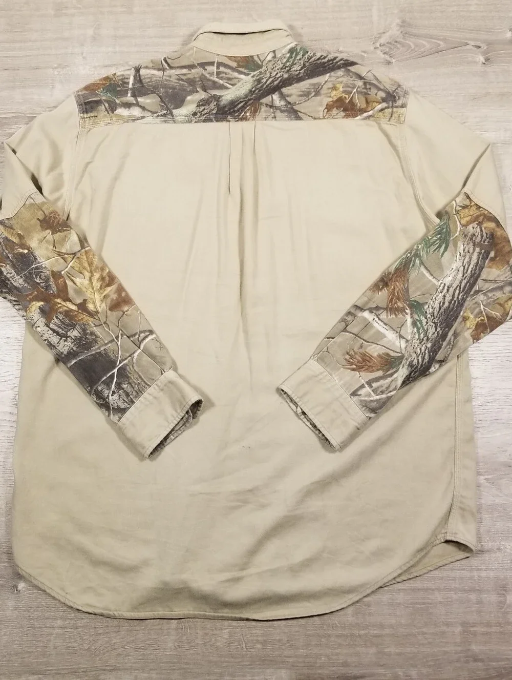 Tyndale FR Flame Resistant Explorer Long Sleeve Work Shirt Mens XXL Tan Camo
